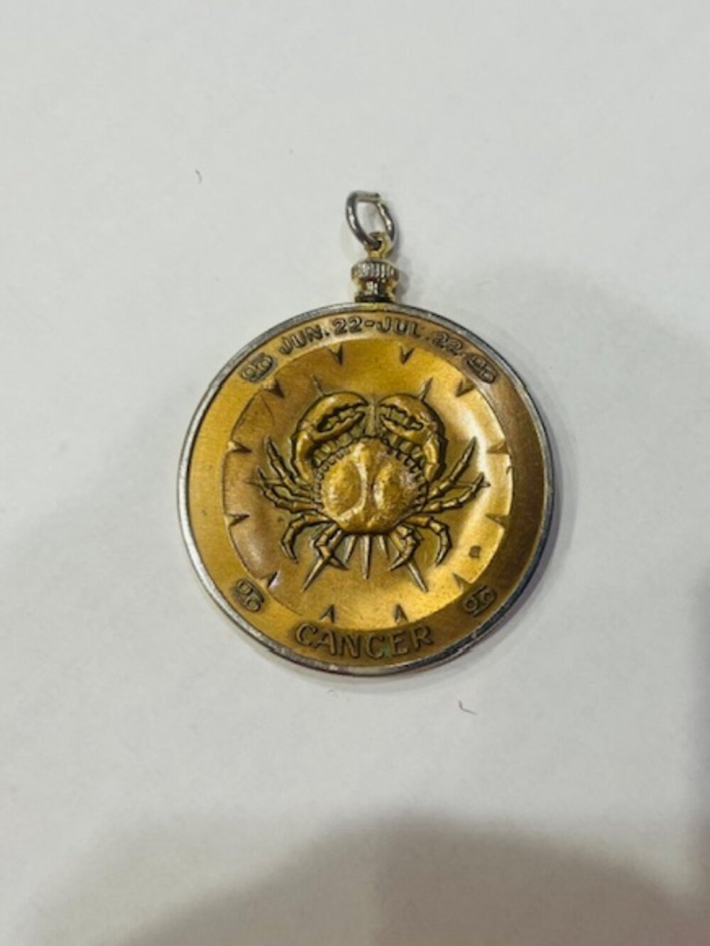 Zodiac Cancer Medallion